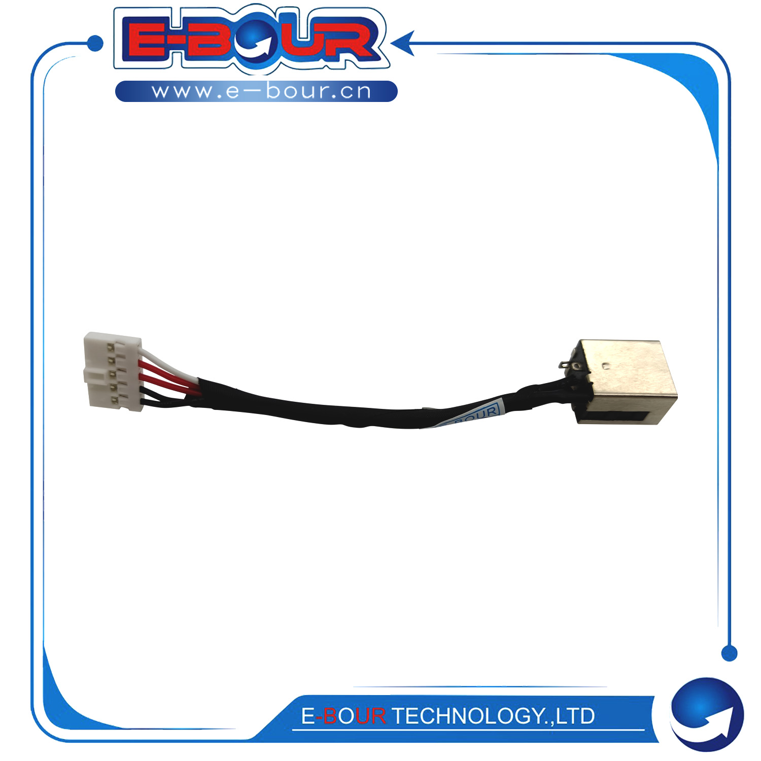 Laptop DC Power Jack Connector for Dell Latitude E7270 E7470 DC Adapter with Cable